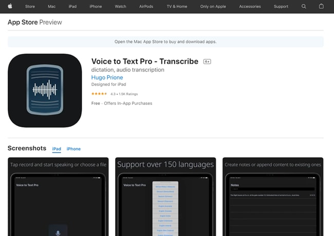 Voice-to-Text App